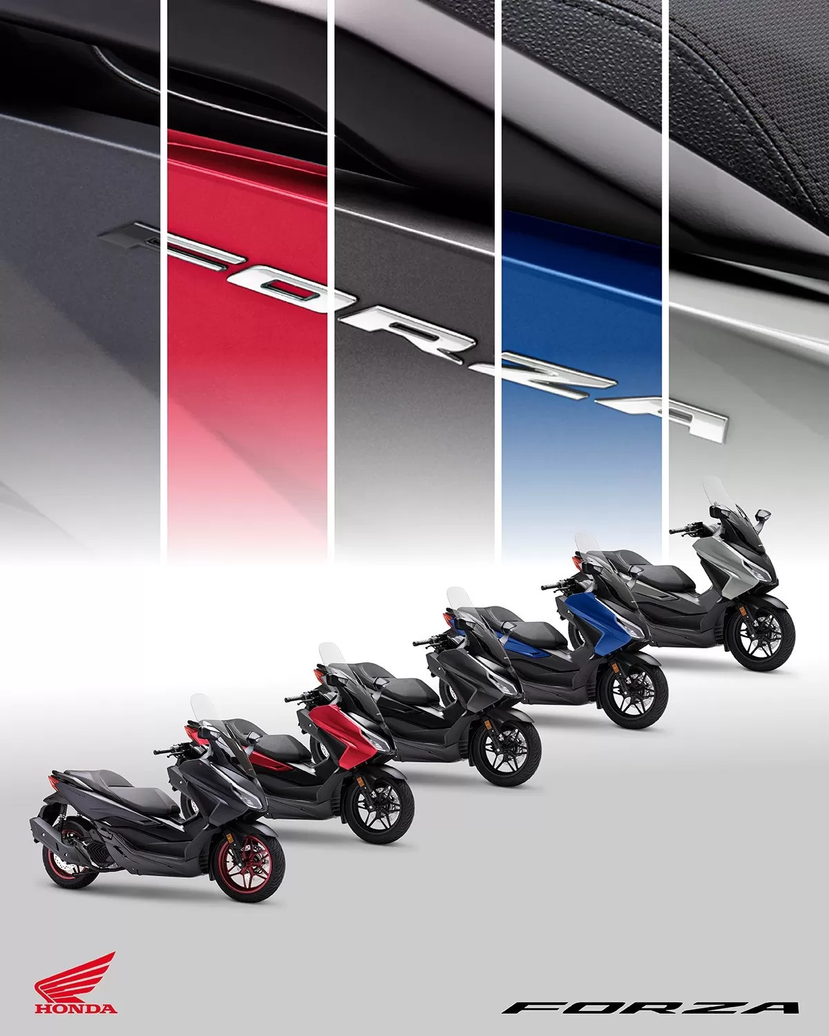 Honda Updated New Colors for 22YM FORZA 125